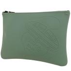  Hermes HERMES Neova n треска saMM клатч косметичка нейлон зеленый женский б/у 