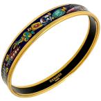  Hermes HERMESe мой yuPM рука колесо 7 сокровищ жарение браслет GP Gold темно-синий многоцветный женский б/у 