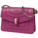 ショッピングブルガリ ブルガリ BVLGARI セルペンティ フォーエバー マイクロバッグ ミニ スネーク ハンドバッグ レザー ピンク レディース 中古
