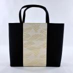  прекрасный товар традиционная японская сумка super товар semi формальный синий море волна . документ . чёрный натуральный шелк аксессуары для кимоно б/у 