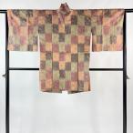  прекрасный товар верхняя одежда длина 89cm длина рукава 64cm M японский костюм пальто колокольчик . магазин . цветок изменение город сосна красный фиолетовый натуральный шелк превосходящий товар б/у 