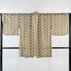  прекрасный товар верхняя одежда длина 81.5cm длина рукава 66cm M японский костюм пальто лист . реальный вышивка бежевый .. название товар б/у 