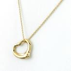 ティファニー TIFFANY&amp;Co. オープンハート ネックレス YG イエローゴールド ペンダント ネックレス 750 レディース 中古