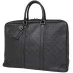 ショッピングダミエ ルイ・ヴィトン Louis Vuitton ポルトドキュマン ヴォワヤージュ ハンドバッグ ビジネスバッグ ダミエアンフィニ オニキス(ブラック) N41146 メンズ 中古