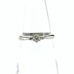 メレダイヤ デザインリング プラチナ 指輪 リング 11号 Pt900 ダイヤモンド レディース 中古