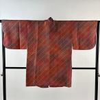  прекрасный товар верхняя одежда длина 90.5cm длина рукава 66.5cm M японский костюм пальто земля ... bokashi . цвет натуральный шелк превосходящий товар б/у 