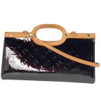 ルイ・ヴィトン Louis Vuitton ロクスバリー ドライブ 2WAY ショルダーバッグ ハンドバッグ モノグラムヴェルニ アマラント M91995 レディース 中古