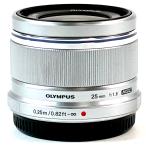 オリンパス OLYMPUS M.ZUIKO DIGITAL 25mm F1.8 シルバー 一眼カメラ用レンズ（オートフォーカス） 中古