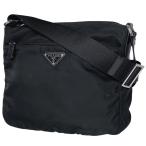 プラダ PRADA ロゴプレート ショルダーバッグ 斜め掛け ショルダーバッグ ナイロン ネロ(ブラック) レディース 中古