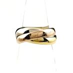 カルティエ CARTIER トリニティ リング YG イエローゴールド PG ピンクゴールド WG ホワイトゴールド 指輪 スリーカラー リング 6.5号 750 レディース 中古