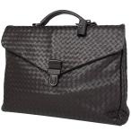 ショッピングヴェネタ ボッテガヴェネタ BOTTEGAVENETA イントレチャート ビジネスバッグ ハンドバッグ ビジネスバッグ レザー ブラウン メンズ 中古