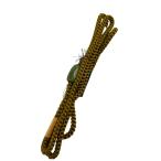 美品  帯締め 優品 カジュアル 碧嵐工房 山吹茶色 正絹 和装小物  中古