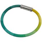  Louis * Vuitton Louis Vuitton латунь re keep ito Damier полоса браслет браслет GP зеленый желтый женский б/у 