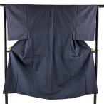  прекрасный товар мужчина кимоно длина 140.5cm длина рукава 63.5cm S.. какой . темно-синий цвет натуральный шелк превосходящий товар б/у 