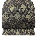 ショッピング鳥 美品 袋帯 逸品 落款あり 証紙あり 篠屋織物 リバーシブル 七宝 鳥 金糸 箔 紫 六通 正絹 中古