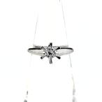 ダイヤモンド デザインリング プラチナ 指輪 リング 7号 Pt900 ダイヤモンド レディース 中古