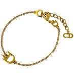  Christian Dior Christian Dior Logo браслет рука колесо браслет GP Gold женский б/у 
