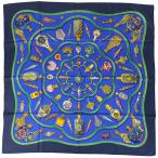  Hermes HERMES Calle 90 Qu importe le flacon духи бутылка Pourvu qu*on ait l*ivresse шарф шелк голубой многоцветный женский б/у 