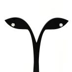 ダイヤモンド デザインピアス WG ホワイトゴールド ピアス K18 WG ダイヤモンド レディース 中古