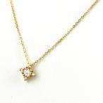 ヴァンドーム青山 VENDOME AOYAMA メレダイヤ デザインネックレス YG イエローゴールド ペンダント ネックレス K18 ダイヤモンド レディース 中古