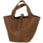 エルメス HERMES ピコタン PM ミニバッグ ハンドバッグ バレニア フォーブ □H レディース 中古