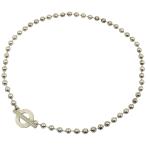 グッチ GUCCI ロゴ ボールチェーン ネックレス ネックレス シルバー925 シルバー レディース 中古