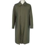  Burberry zBurberrys пальто с отложным воротником подкладка проверка хаки пальто пальто с отложным воротником хлопок зеленый мужской б/у 