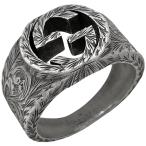  Gucci GUCCI Inter locking G кольцо ala Beth k кольцо 22.5 номер серебряный 925 серебряный мужской б/у 