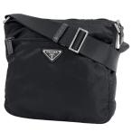 プラダ PRADA ロゴプレート ショルダーバッグ ナイロン ネロ(ブラック) BT0948 レディース 中古