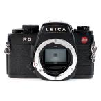  Leica LEICA R6 чёрный корпус плёнка ручной диапазон фокусировки однообъективный зеркальный камера б/у 