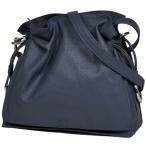 ロエベ LOEWE アナグラム ショルダーバッグ フラメンコ ショルダーバッグ レザー ブルー レディース 中古