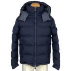 モンクレール MONCLER モンジュネーブル ダウンジャケット 防寒 MONTGENEVRE アウター ダウンジャケット ネイビー メンズ 中古