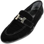  Hermes HERMES H Logo Loafer обувь Loafer замша черный мужской б/у 