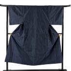  мужчина кимоно длина 144.5cm длина рукава 66cm M. ансамбль эпонж черепаха .. темно-синий цвет натуральный шелк превосходящий товар б/у 