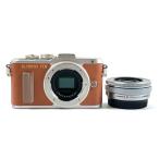  Olympus OLYMPUS PEN E-PL8 14-42mm EZ линзы комплект Brown цифровой беззеркальный однообъективный камера б/у 