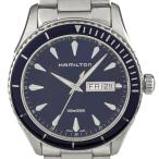 ハミルトン HAMILTON ジャズマスター H375511 腕時計 SS クォーツ ネイビー メンズ 中古