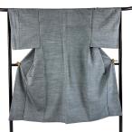  прекрасный товар мужчина кимоно длина 138.5cm длина рукава 66cm M. эпонж пепел зеленый натуральный шелк super товар б/у 