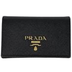  Prada PRADA Logo футляр для карточек визитная карточка кейс safia-no кожа Nero ( черный ) 1MC122 женский б/у 