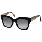  Burberry BURBERRY Logo солнцезащитные очки I одежда в клетку пластик черный Brown 4364-F женский б/у 