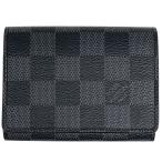  Louis * Vuitton Louis Vuitton Anne veropkarutodu vi jito футляр для визитных карточек карта inserting футляр для карточек Damier gla Fit черный N63338 мужской б/у 