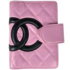  Chanel CHANEL блокнот * обложка для книги здесь Mark can bon линия обложка для записной книжки кожа Pink Lady -s б/у 