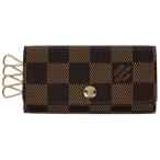  Louis * Vuitton Louis Vuittonmyurutikre4 чехол для ключей ключ крюк брелок для ключа Damier Brown N62631 женский б/у 