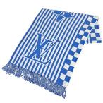  Louis * Vuitton Louis Vuitton полотенце LV graph . Calbee chi покрывало хлопок голубой белый мужской б/у 