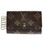  Louis * Vuitton Louis Vuittonmyurutikre6 чехол для ключей брелок для ключа ключ крюк монограмма Brown M62630 женский б/у 