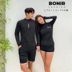 ショッピングペア カップル フィットネス水着 ペア カップル ウェットスーツ 水着 体型カバー レディース メンズ お揃い セットアップ ラッシュガード 長袖 競泳水着 練習用 大きいサイズ