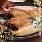 のどぐろ 干物 一夜干し 浜田 約200〜250g×2尾 特大サイズ 約24cm 島根県産 ノドグロ 干物セット 詰め合わせ 父の日