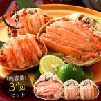 冬の味覚 甲羅盛りセット極 越前産ズワイガニ 中サイズ×1個(甲羅横幅 約11cm)セイコガニ 小サイズ 70g前後×2個(甲羅横幅 約7.5cm) お中元
