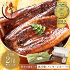 【敬老の日ギフトセット】うなぎ 蒲焼き 国産 無頭 大サイズ 165g前後×2尾 ウナギ 鰻 化粧箱 敬老の日 贈り物 ギフト グルメ お中元