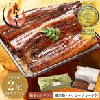 【敬老の日ギフトセット】うなぎ 蒲焼き 国産 無頭 特大サイズ 約200g×2尾 ウナギ 鰻 化粧箱 敬老の日 贈り物 ギフト グルメ お中元 爆買