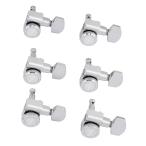 Fender тюнинг колок Locking StratocasterR/TelecasterR Tuning Machines (Polished